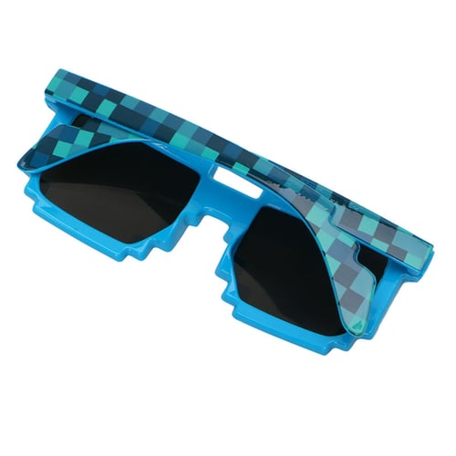 Novelty Pixel Glasses Sunglasses Party Cosplay Photo Prop Toy Unisex