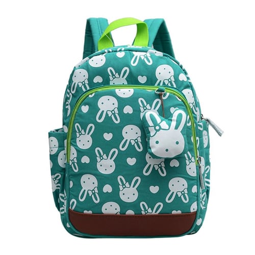 Cute 3D Animal Rabbit Anti-lost Baby Backpack Toddler Kids Durable School Bag 