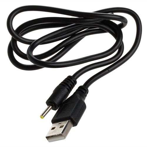 USB 2.0 A Male To 2.5x0.7mm Male DC Plug Tablet Charging Cable 5V 2A 