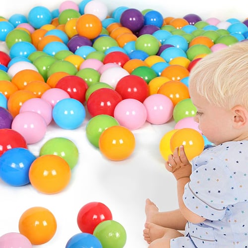 7cm Fun Soft Plastic Ocean Ball Swim Pit Toys Baby Kids Toy Colorful 100/200pcs 