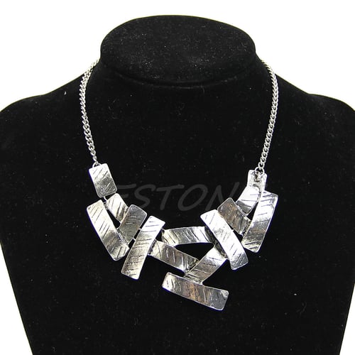 NEW Charm Jewelry Pendant Chain Crystal Choker Chunky Statement bib Necklace A1 