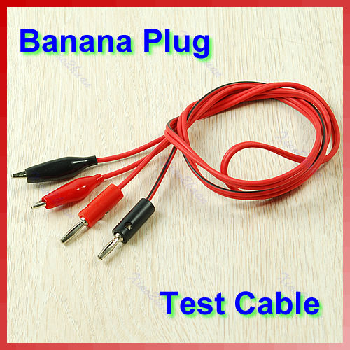 4mm to 4mm Banana Plug Gold Plated Test Charging Leads 90cm 16awg Good Quality. 