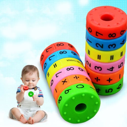 Education Toys Magnetic Mathematics Numerals Cylinder Learning Toy Math Toy 