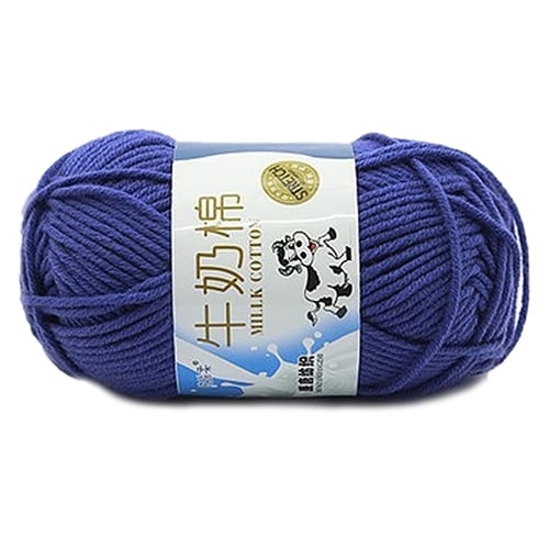 Colorful Soft Baby Milk Cotton Yarn Knitting Yarn Wool For Sweater Scarf Craft