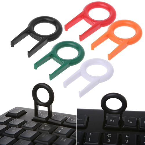 Key Remover Key Cap Puller Key Cap Remover Tool Keycap Puller Stainless Steel Keycap Remover Tool for Mechanical Keyboard Removing Fixing Keyboard Tools Keyboard Puller Red