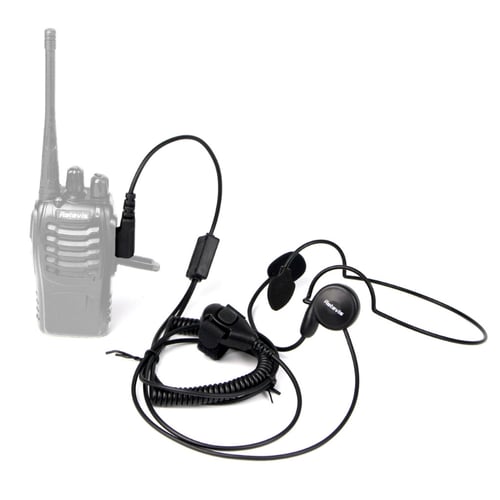 2Pin Earpiece Mic Finger PTT Headset for Kenwood Baofeng UV5R 888S Retevis Radio 