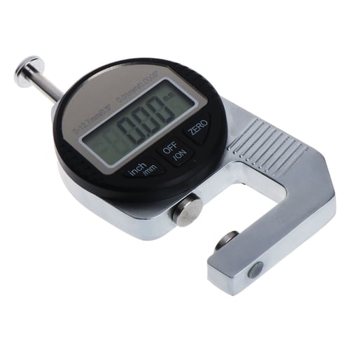 Digital thickness gauge 0-12.7mm/0.01mm 0.5"/0.0005" Electronic measuring tool L 