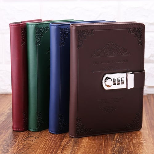 Retro Vintage Journal Diary Notebooks Leather Blank Hard Cover Sketchbooks Paper 