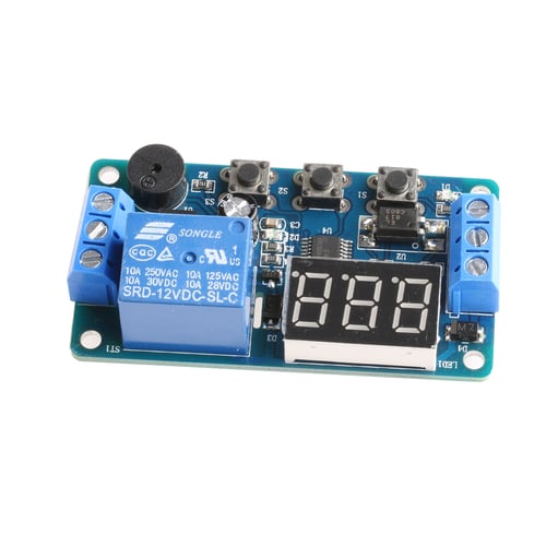 12V LED Display Automation digitales Delay Timer Control Switch Relaismodul 