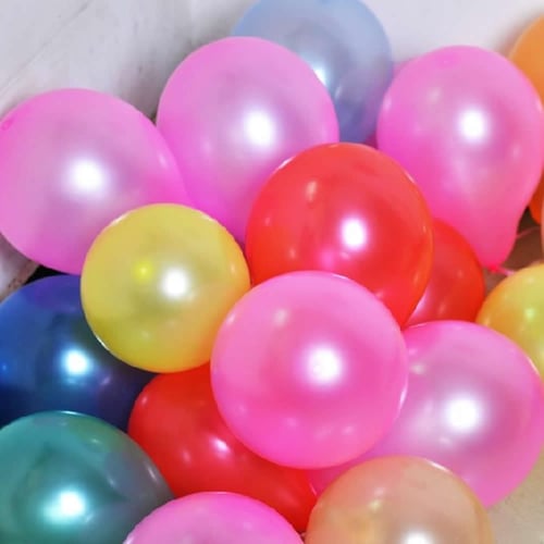 100Pcs Colorful Pearl Latex Balloon Celebration Party Wedding Birthday 10 inch 
