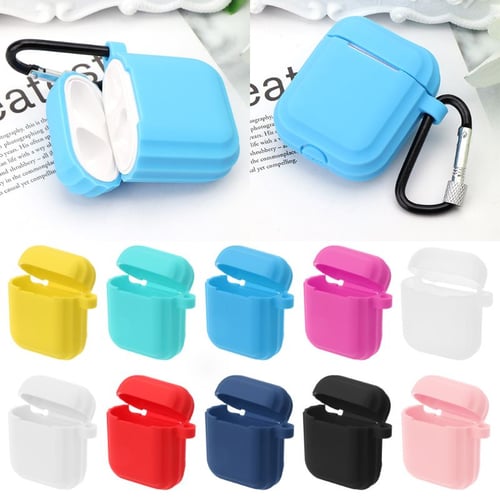 AirPods Case Protective Silicone Skin Holder Bag for Apple Air Pod Accessories 