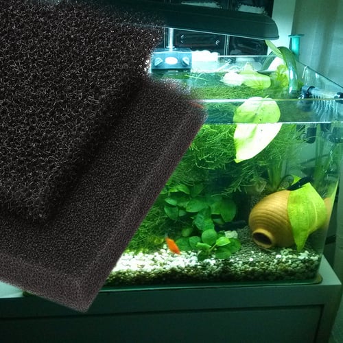 Black Foam Pond Fish Tank Aquarium Sponge Biochemical Filter Filtration Pad HOT 