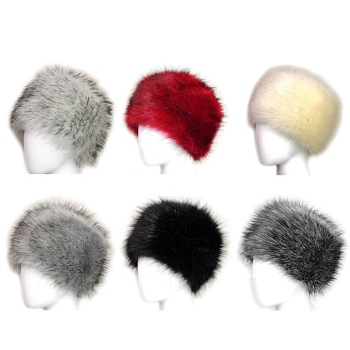 Women Winter Real Fox Fur Hat Russian Ear Cap Ushanka Cossack Ski Warmer New