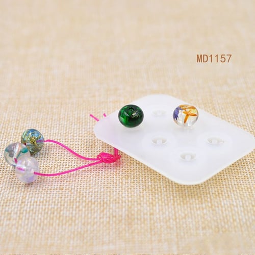 Big Hole Bead Silicone Epoxy Mold Bracelet DIY Resin Jewelry Making Tool