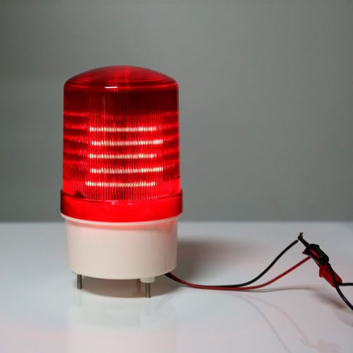LED signal light with buzzer Small strobe warning light sound and light alarm 