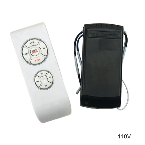 30M Universal Ceiling Fan Light Lamp Timing Wireless Remote Control Kit 110-220V 