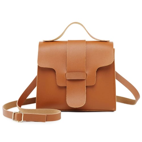 Women's PU Leather Handbag Shoulder Messenger Crossbody Bag Satchel Casual Bags 