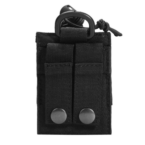 Outdoor Pouch Tactical Nylon Radio Walkie Talkie Holder Bag Magazine Mag PouchVH 