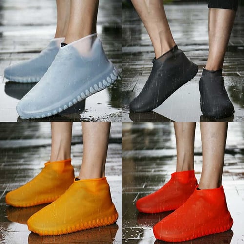 Men Women Kids Outdoor  Waterproof Rain Shoe Covers Overshoes Reusable . 