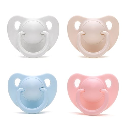 Newborn Kids Baby Orthodontic Dummy Pacifier Silicone Teat Nipple Soothers BL 