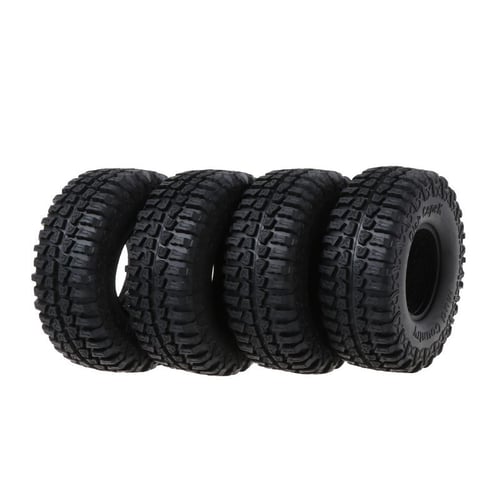 1.9in Wheel Rim Tires Tyres For Axial SCX10 TAMIYA CC01 RC4WD D90 1/10 RC Car 