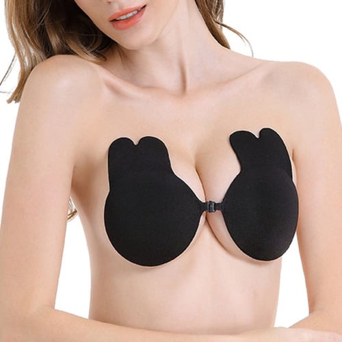Women Invisible Bra Tape Rabbit-shape Breast Lifting Silicone Nipple Covers Hot