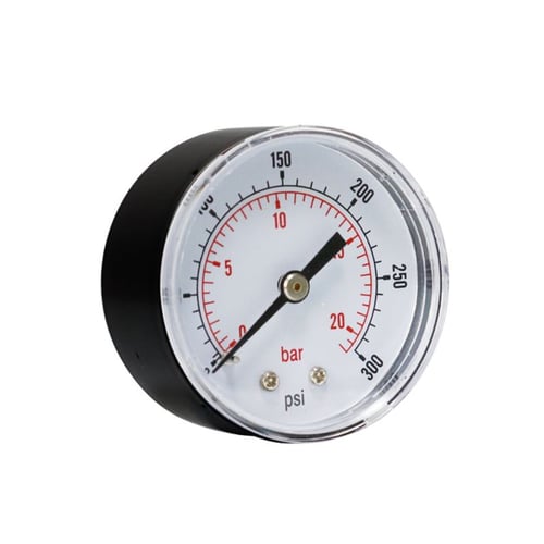Air Pressure Gauge for Oil Gas Water TS-Y50Z4 0-100psi 0-7bar 1/8BSPT Thread 