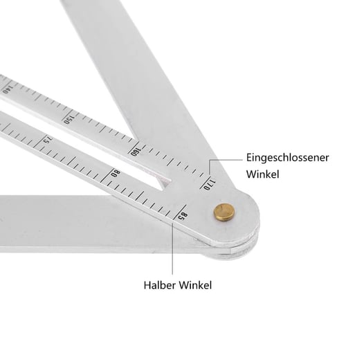 Multi-angle Corner Angle Finder Stainless Protractor Ruler Craft Angle Square 