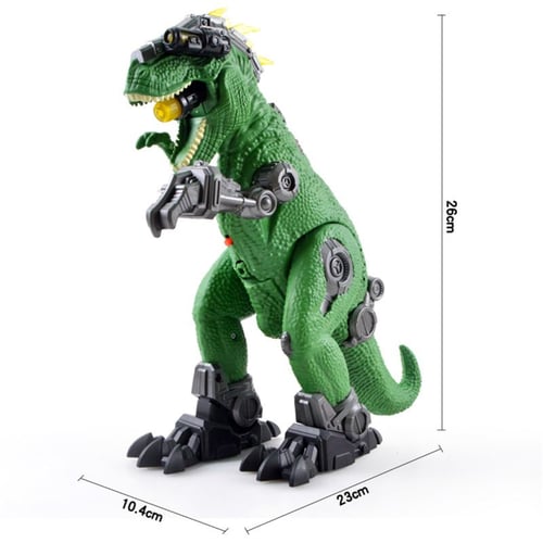 Mechanical T-Rex Dinosaur Electric Large Walking Light Sound Dragon boy's Toy 