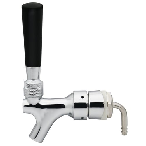 Draft Beer Faucet With Flow Controller Chrome Shank For Kegerator Tap Beer 