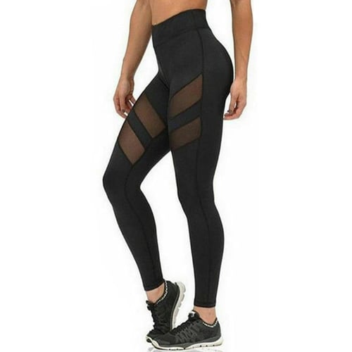 Womens Sports Yoga Fitness Activewear Bottoms Leggings Athletic Pants Collage 
