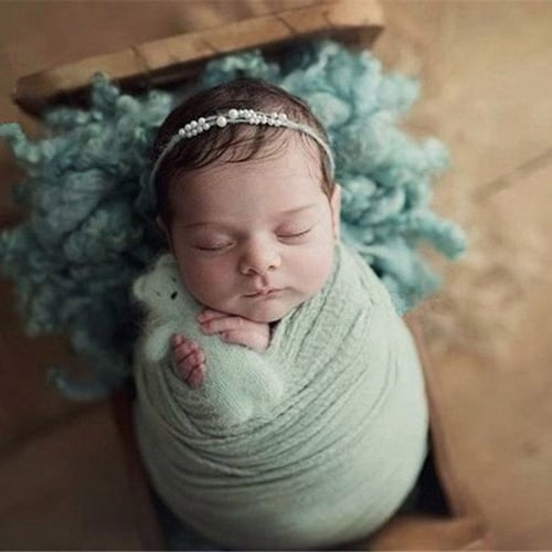 Newborn Baby Girls Boy Blanket Milestone Photography Photo Props Shoots Cloth 