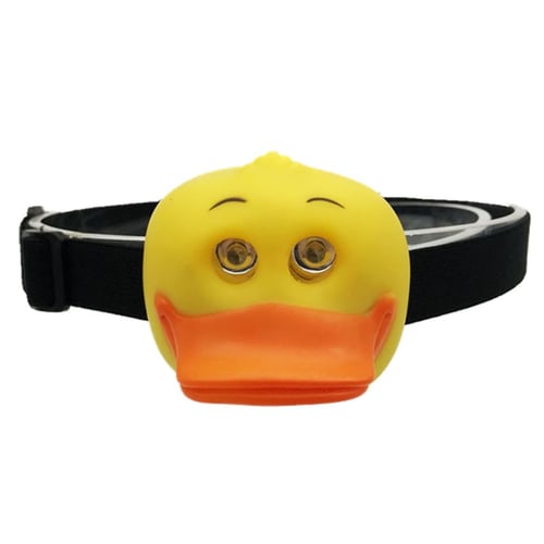 Child's Headlight with Headband Cartoon Animal Headlamp SOS Flashlight Kids Gift 