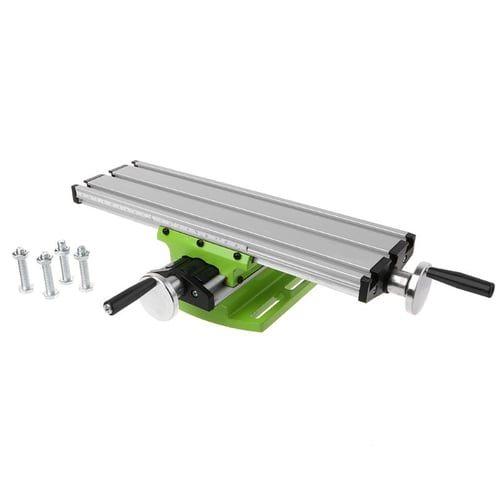330mm 95mm for Bench Drill Press 13 inches-3.74 Mini Milling Machine Work Table Vise Portable Compound Bench X-Y 2 Axis Adjustive Cross Slide Table