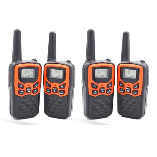 Rechargeable Two-Way Radios UHF Radio 400-470Mhz Mini Walkie Talkies 16CH 2Pack 