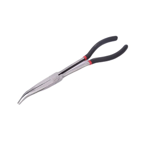 NEW 11" EXTRA LONG 45 DEGREE TIP NEEDLE NOSE PLIERS 