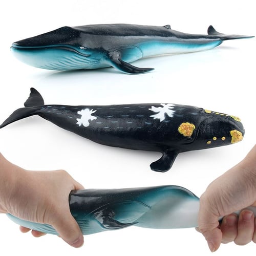 Sea Life Sperm Whale Realistic Hand-Painted Toy Figurine Model Birthday Gifts 