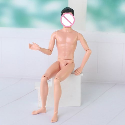 1pc 14 Movable Jointed Body For Barbie's Boyfriend Ken Naked Boy Doll DIY Toys 