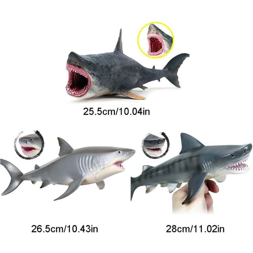 28cm Whale Shark Realistic Sea Animal Figure Solid Plastic Ocean Kids Toy
