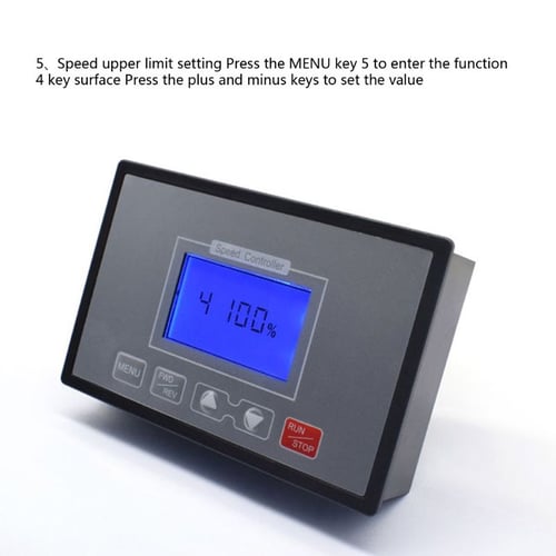 DC 10-55V 40A Reversible DC Motor Speed Controller With Digital Scale Tachometer 