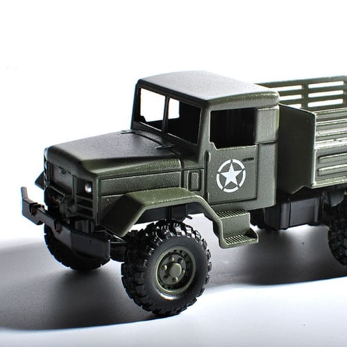 High Simulation 1:64 Alloy Car WPL MB14 Military Truck Model Vehicle Kids Toys