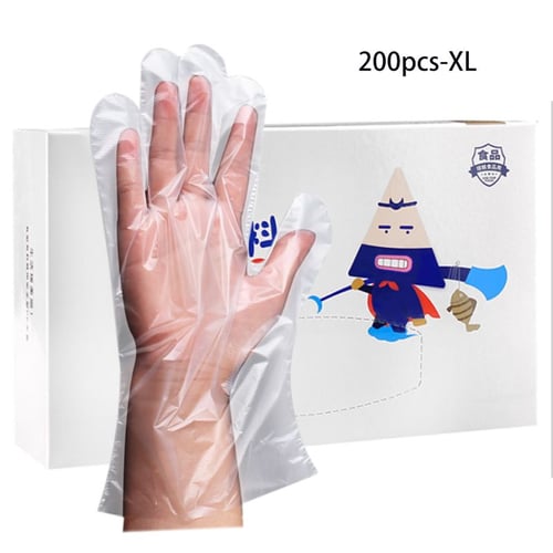 Adults Gloves XL MENS Non Latex Nitrile Gloves 100pc Box Powder Free 