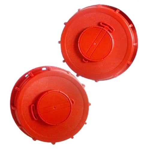 Plastic IBC Tank Cap Cover Lid Bung Adapter With Water Injection Connector Plug 