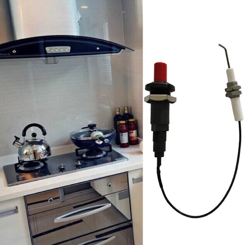 Piezo Spark Ignition Set with Cable 30cm Push Button Kitchen Gas Stove Lighters 