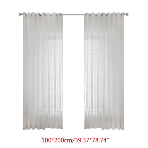 Window Sheer Curtains For Bedroom, How To Fit Net Curtains