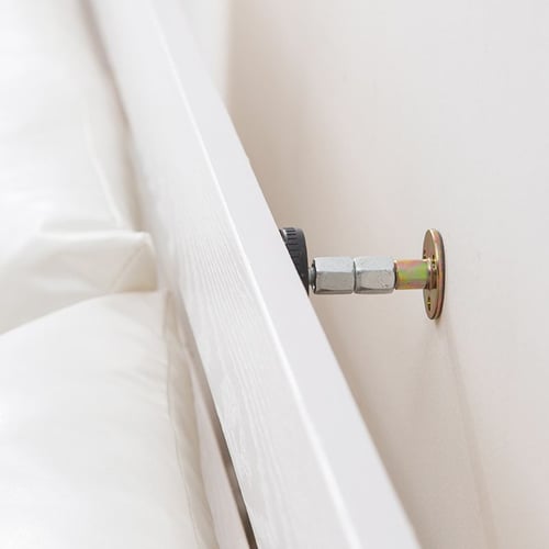 2Pcs Bed Stabilizer Furniture Fixed Bracket Adjustable Wall Stabilizer Hardware