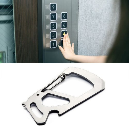 2020 Portable Hand Hygiene Anti-microbial Door Opener Elevator Handle Key Tool 