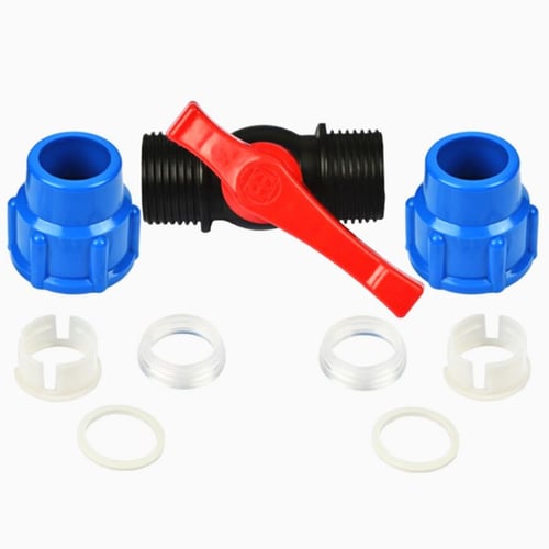 20/25/32mm New Plastic PPR Stop Tap Valve Quick Fitting Connector For Water Pipe 