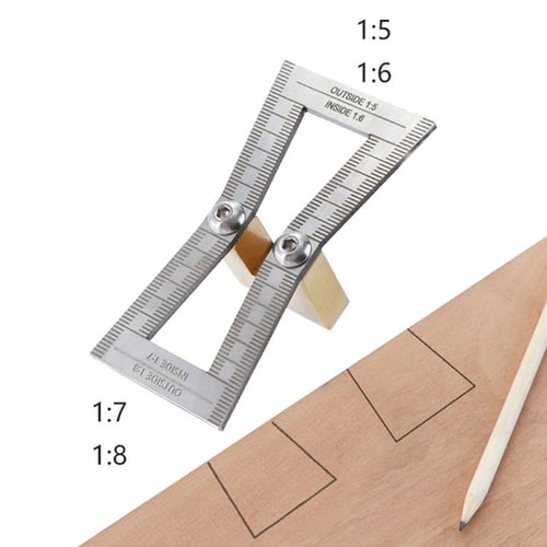 8'' Marking Gauge Wood Scribe Mortise Gauge With Brass Screw Measuring Tool 1Pc 