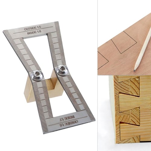 8'' Marking Gauge Wood Scribe Mortise Gauge With Brass Screw Measuring Tool 1Pc 